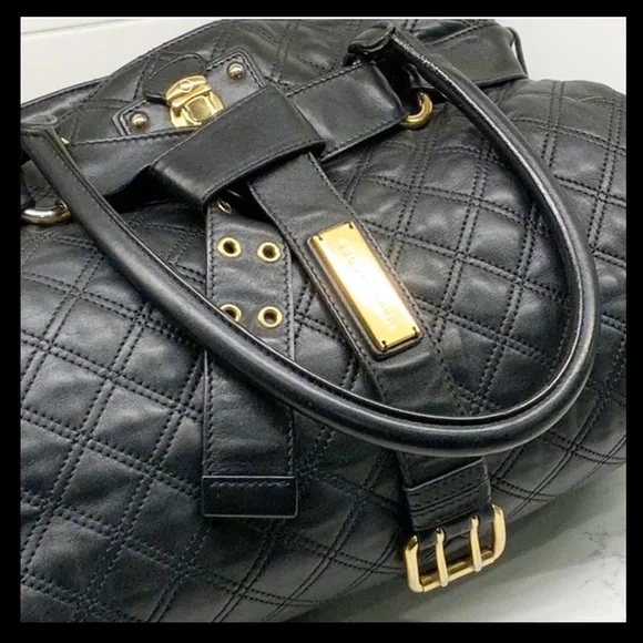 (More Photos) Marc Jacobs Large Quilted Bruna Handbag - Picture 2 of 6